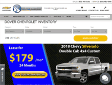 Tablet Screenshot of doverchevrolet.com